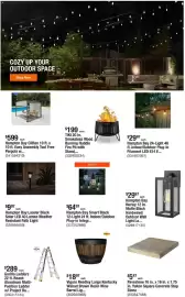 The Home Depot flyer week 39 Page 5: Hampton Bay Hurley 12 in. Matte Black Hardwired Outdoor Wall Light La... €29,97