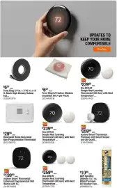 The Home Depot flyer week 39 Page 8: Google Nest Learning Thermostat (4th Gen) with Nest Temperature €259,99