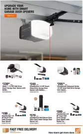 The Home Depot flyer week 39 Page 9: Chamberlain Wall Mount Drive Ultra-Quiet Smart Garage Door Opener €579,00