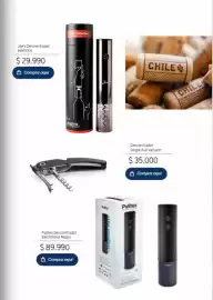 Catálogo El Mundo del Vino Página 35: Joe's descorchador eléctrico €29.990,00, Descarhador single pull vaccun €35.000,00