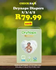 Check Save catalogue Page 3: DryNaps Diapers €79,99