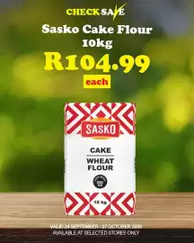 Check Save catalogue Page 8: Sasko Cake Flour €104,99