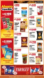 Catálogo Makro semana 39 Página 7: ALMACEN Ahorro Imperdible $4.199 Antes: $6.608 $999 Antes: $1.424 SAL FINA CELUSAL X 500