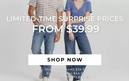 Jeanswest catalogue Page 1