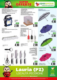 Volantino SpesAmica Pagina 4: Lampada USB effetto aurora boreale €5,99, Lampada armadio bulbo 1W €2,99