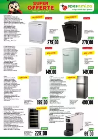 Volantino SpesAmica Pagina 2: Macchina caffè Kooper €69,00, Frigorifero 2 sportelli 240L bianco classe E co €199,00