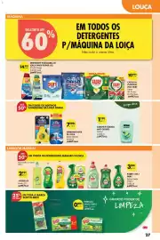 Folheto Pingo Doce semana 39 Página 27: Detergente p/maquina de loiça finish power gel €14,99, Detergente manual p/loja €2,19