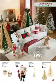 Folheto Hôma Página 13: Papá Noel €39,00, Árvore decorativa origami €5,00