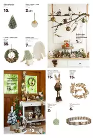 Folheto Hôma Página 18: Reno c/ bufanda €15,00, Árvore de Natal €10,00
