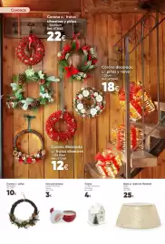 Folheto Hôma Página 26: Corona c/ piñas €10,00, Vela perfumada €3,00