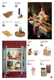 Folheto Hôma Página 31: Vaso c/ tapa y pajita €4,50, Tarro para galletas casita de jengibre €16,00