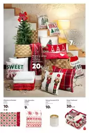 Folheto Hôma Página 7: Manta Tradicional €30,00, Alfombra de navidad €10,00