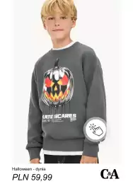 C&A gazetka tydzień 39 Strona 10: Bluza Halloween - dynia C & A €59,99