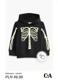 C&A gazetka tydzień 39 Strona 9: Bluza Halloween - szkielet C & A €49,99