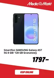 Media Markt gazetka Strona 6: Smartfon SAMSUNG Galaxy A57 5G €1.797,00