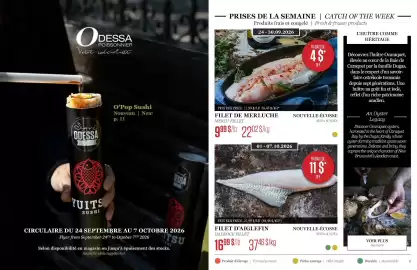 Odessa Poissonnier flyer Page 1