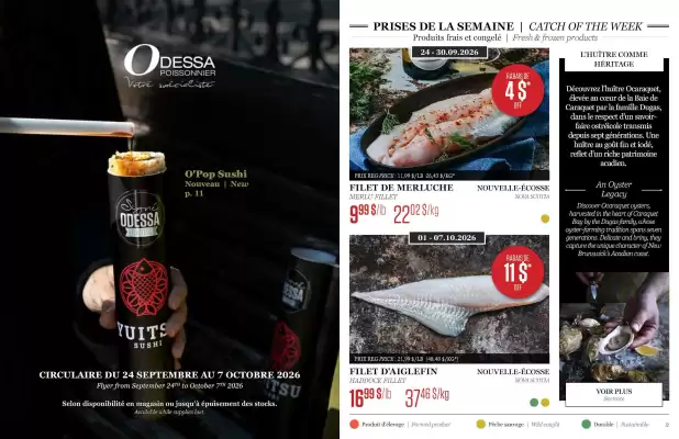 Odessa Poissonnier flyer (valid until 8-10)