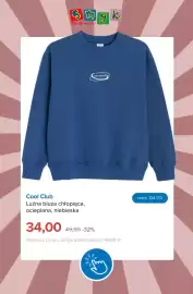 Smyk gazetka tydzień 39 Strona 10: Luźna bluza chłopięca ocieplana niebieska Cool Club €34,00