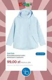 Smyk gazetka tydzień 39 Strona 2: Przeciwdeszczowa kurtka dziewczęca z kapturem Cool Club €99,00