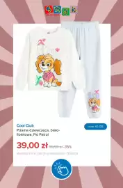 Smyk gazetka tydzień 39 Strona 3: Piżama dziewczęca biało-fioletowa Psi Patrol Cool Club €39,00