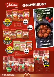 DUO-TES gazetka Strona 12: Pudliszki Sos Włoski €4,99, Pudliszki Pulpety w sosie pomidorowym €7,85