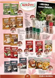 DUO-TES gazetka Strona 27: Papryka Słodka Kotányi €1,59, Przyprawa Kotányi do Karkówki €1,59