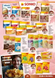DUO-TES gazetka Strona 29: Kasza Jęczmienna Sonko €2,99, SONKO Lekkie z orkiszem i dynią €2,99