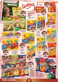 DUO-TES gazetka Strona 42: Lajkonik Dobry Chrup Krakers €4,99, Lorenz Monster Munch Czarna edycja €5,99