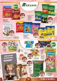 DUO-TES gazetka Strona 43: Pszczółka Pepermint €15,25, Beskidzkie Łakocie Choco Pałki €4,75