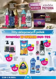 DUO-TES gazetka Strona 50: Passion Lovran Koncentrat do płukania €7,43, Gosia mop żółta mikrofibra €9,49