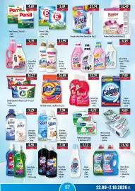 DUO-TES gazetka Strona 57: CHE VIZIR Proszek Kolor €16,99, Perwoll Plyn do prania Color €12,79