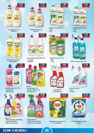 DUO-TES gazetka Strona 58: Ludwik Płyn/szyb z octem €4,64, Ajax Płyn 1l €5,30