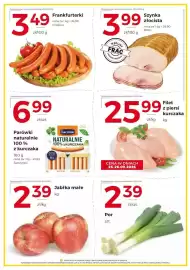 Frac gazetka tydzień 39 Strona 2: Frankfurterki Chabura €3,49, Filet z piersi kurczaka €25,99