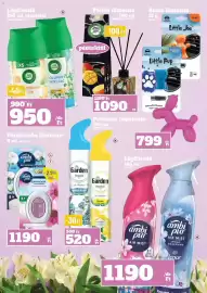 Vil-For akciós újság hét 39 Oldal 15: Miss Life pálca illatosító €1.090,00, Air Wick légfrissítő €950,00