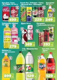 Vil-For akciós újság hét 39 Oldal 21: Coca-Cola / Fanta / Dr. Pepper €499,00, Kinley €169,00