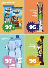 Vil-For akciós újság hét 39 Oldal 3: Mizse ásványvíz €97,00, Dörmi töltött piskóta €97,00