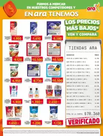 Catálogo Ara semana 39 Página 1: Cuesta - queso pera €8.580,00, Cuesta - bebida láctea topp bolitas/galleta €2.650,00