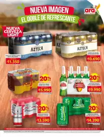 Catálogo Ara semana 39 Página 10: Budweiser - cerveza €13.590,00, Cerveza poker lata €15.990,00