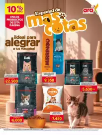 Catálogo Ara semana 39 Página 13: Alimento para gatos dali carne o pescado €5.630,00, Alimento para gatitos €6.000,00