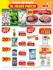 Catálogo Ara semana 39 Página 3: Huevos tipo aa caja x 12 un €7.490,00, Leche en polvo €16.990,00