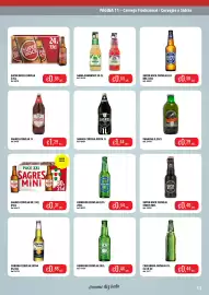 Folheto Central Cash Página 11: Panache 0,25cl €0,29, Super bock cerveja stout €0,40