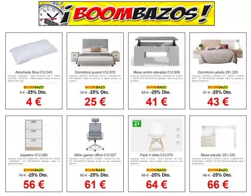 Muebles Boom (válido hasta el 30-09)