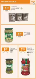 Folleto Supermercados Deza Página 21: Alsur espárragos verdes trigueros cortos €1,45, Alteza tomate frito estilo casero €1,35