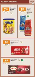 Folleto Supermercados Deza Página 25: Nestlé chocolate con leche extrafino €1,29, Valor chocolate puro €2,98