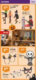 Folleto Supermercados Deza Página 30: Globo esqueleto €1,35, Diadema de halloween €0,99