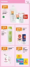 Folleto Supermercados Deza Página 34: Bypasse gel de baño rosa mosqueta €1,40, Eudermín Lab crema de manos antimanchas €1,95