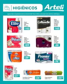 Folleto Arteli Página 14: Selecto Papel Higiénico Chedraui Rollos Gigantes €58,00, Pétalo Rendi Max €109,00