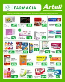 Folleto Arteli Página 8: Electrolit v/sabores €25,00, BroncoFresh €25,00
