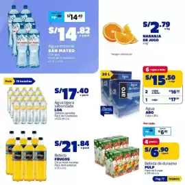 Catálogo Makro Página 17: Loa agua ligera saborizada €17,40, Naranja de jugo €2,79