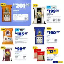 Catálogo Makro Página 5: Faraon arroz extra azul €190,00, El Caporal arroz extra añejo €185,00